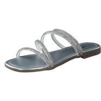 Leone Pantolette Damen silber von leone