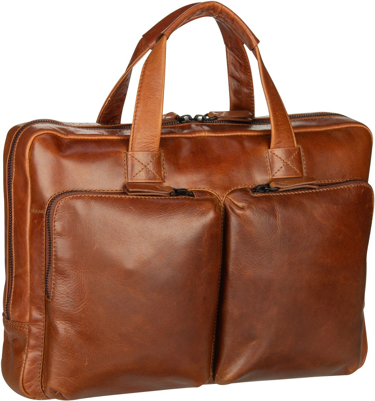 Leonhard Heyden Porto 7810  in Cognac (7.5 Liter), Aktentasche von leonhard heyden