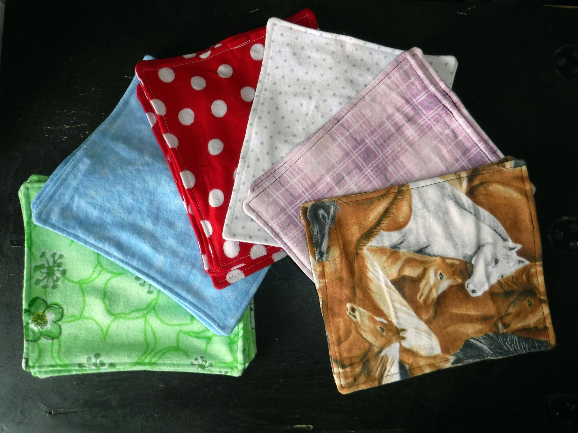 5 Waschbare Taschentücher/Babyfeuchttücher 5 Waschbare Taschentücher/Babyfeuchttücher von lepapierlavable