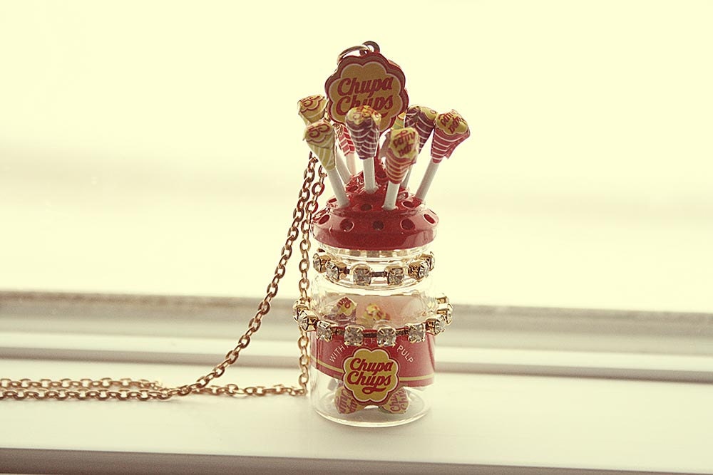 Chupa Tassen Lutscher Halskette von lepetitebonbon