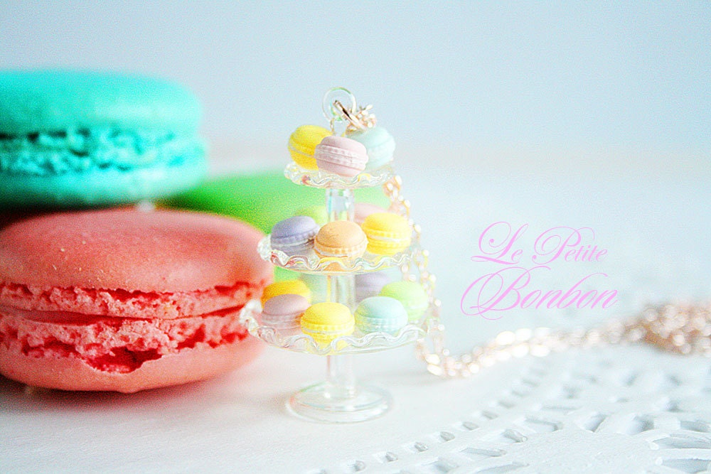 Macarons Halskette von lepetitebonbon