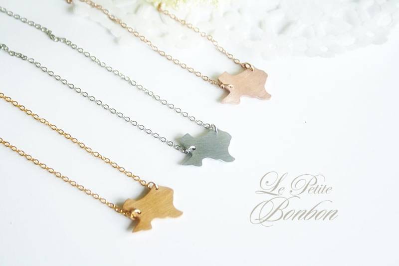 Texas State Amerika Usa Halskette von lepetitebonbon