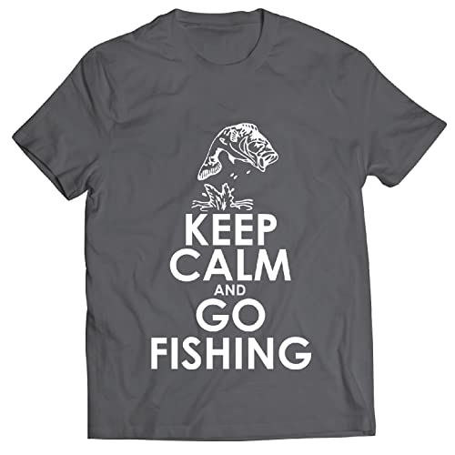 lepni.me Männer T-Shirt Angelkleidung Lustige Fischer Geschenk Fischer Humor Zitate (S Graphit Mehrfarben) von lepni.me