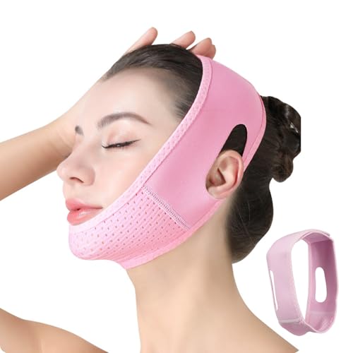 leruiyezs Doppelkinn Maske Kinnmaske V Line Lifting Mask Aus Atmungsaktivem Stoff, Waschbar Und Wiederverwendbar, Ergonomisch Verstellbar Für Männer Und Frauen Zur Straffung Der Jawline Und Gesichtsko leruiyezs Doppelkinn Maske Kinnmaske V Line Lifting Mask Aus Atmungsaktivem Stoff, Waschbar Und Wiederverwendbar, Ergonomisch Verstellbar Für Männer Und Frauen Zur Straffung Der Jawline Und Gesichtsko von leruiyezs