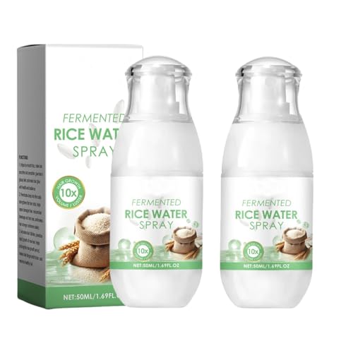 2 Stück Hair Revive | 100 Ml Hair Growth and Enhancer Spray | Fermentiertes Rice Water Haarspray für Männer Frauen | Hair Helper für Geschädigtes, Trockenes, Lockiges Oder Krauses Haar von leryveo