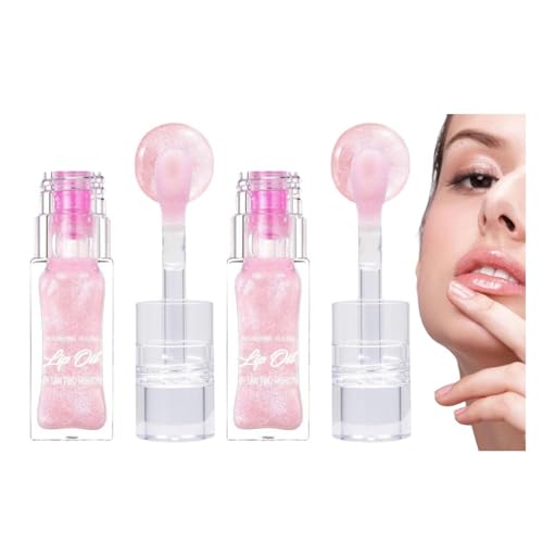 Facilitya Magic Farbwechsel Lippenöl | 6,5 ML Umwandlung Lippenölfleck | Boss up Farbwechselndes Lippenöl | Langanhaltender, feuchtigkeitsspendender, schimmernder Lippenglanz für Mädchen und Frauen von leryveo