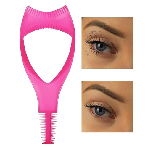 Leryveo Wimpern-Applikator-Werkzeug | 3-in-1 Wimpernwerkzeuge Mascara Shield Applikatorschutz - Wimpernwerkzeug Lash Buddy, Helfer für falsche Wimpern, Mascara-Schutz, Kammschutz, Augenlid für von leryveo