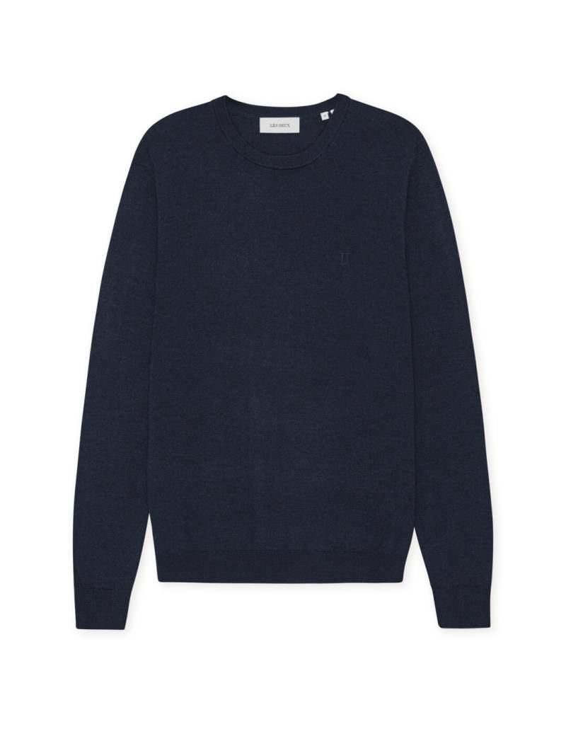 les deux - Merino-Strickpullover - Greyson blau - Gr. - L von les deux