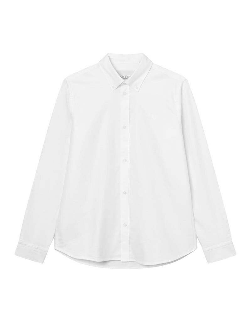 les deux - Oxford Shirt - Konrad weiß - Gr. - L von les deux