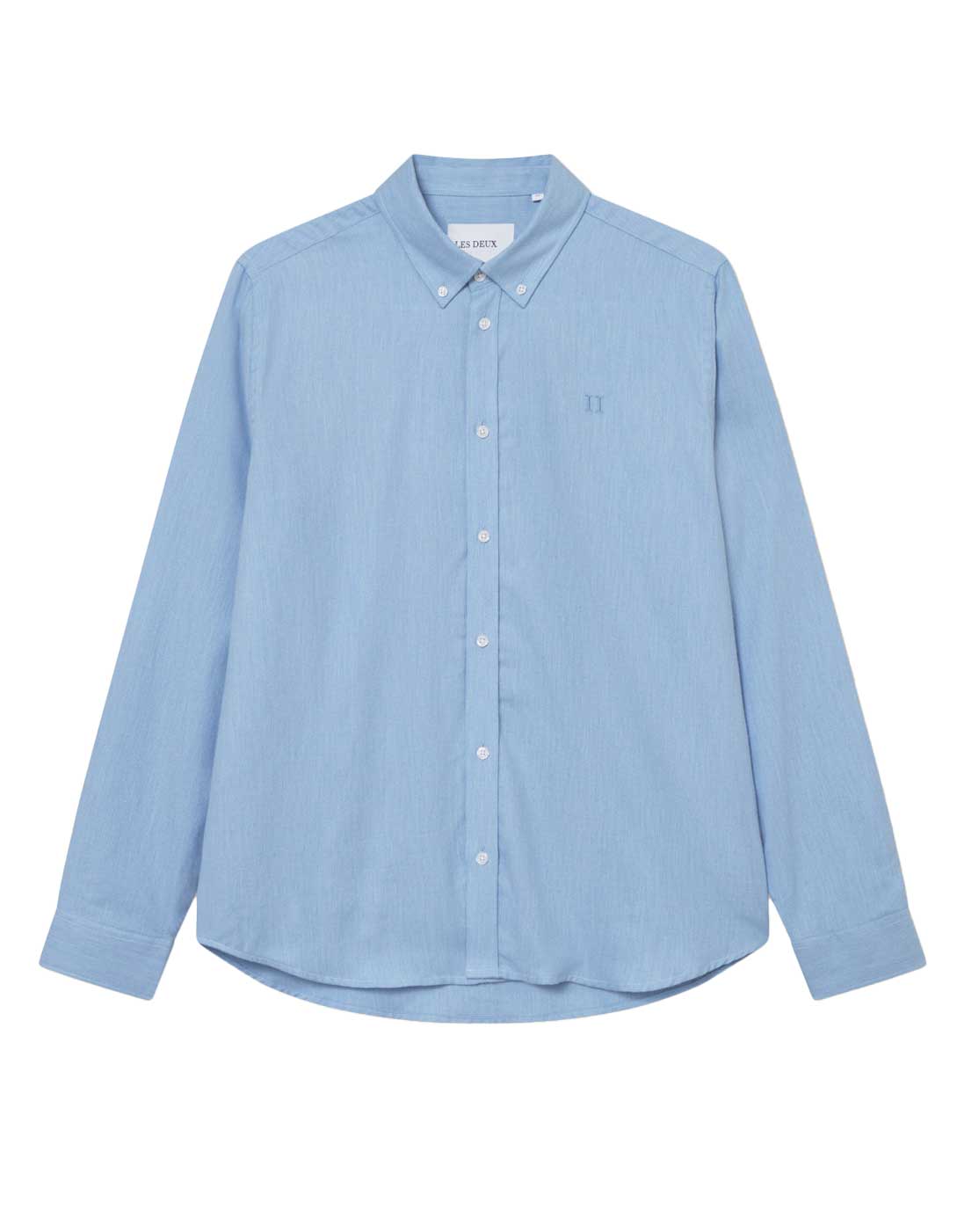 les deux - Regular Fit Freizeithemd mit Button-Down-Kragen blau - Gr. - XL von les deux