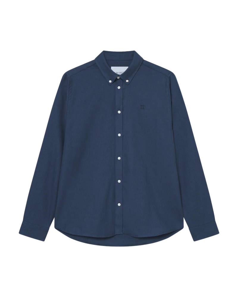 les deux - Regular Fit Freizeithemd mit Button-Down-Kragen blau - Gr. - XL von les deux