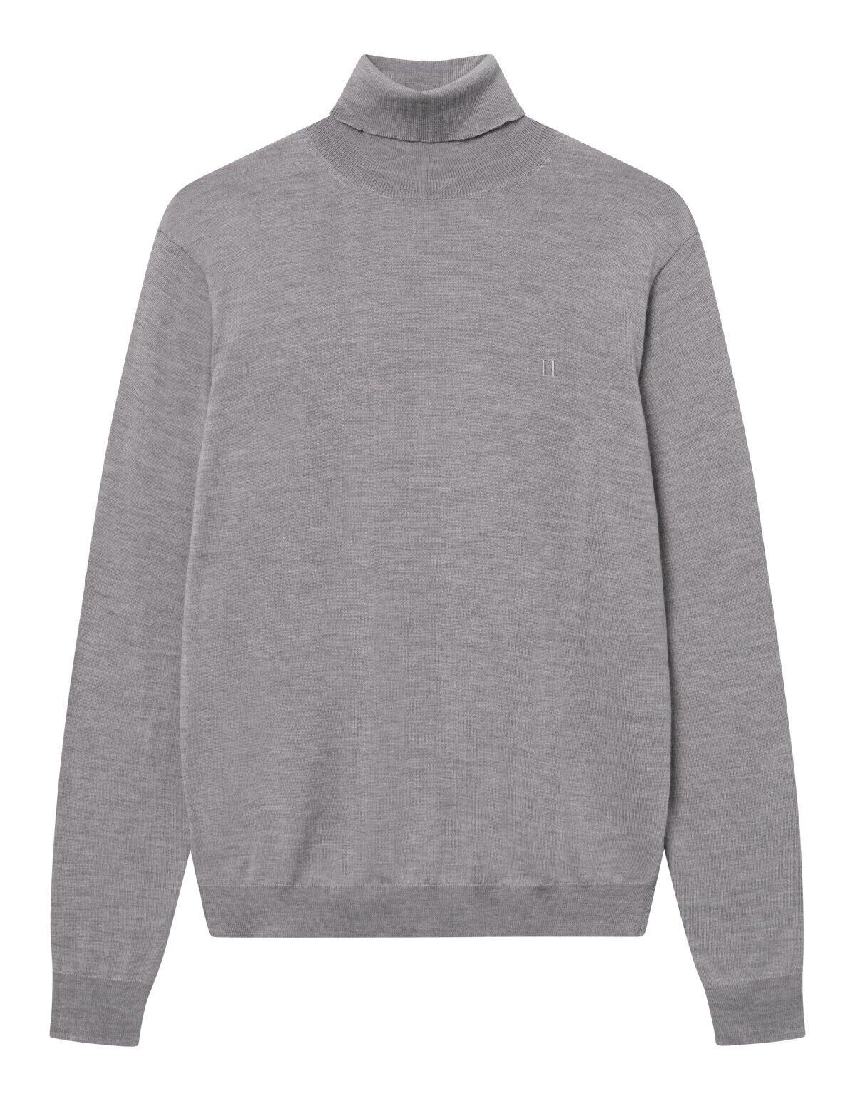 les deux - Rollkragenpullover aus Merinostrick - Greyson grau - Gr. - XL von les deux