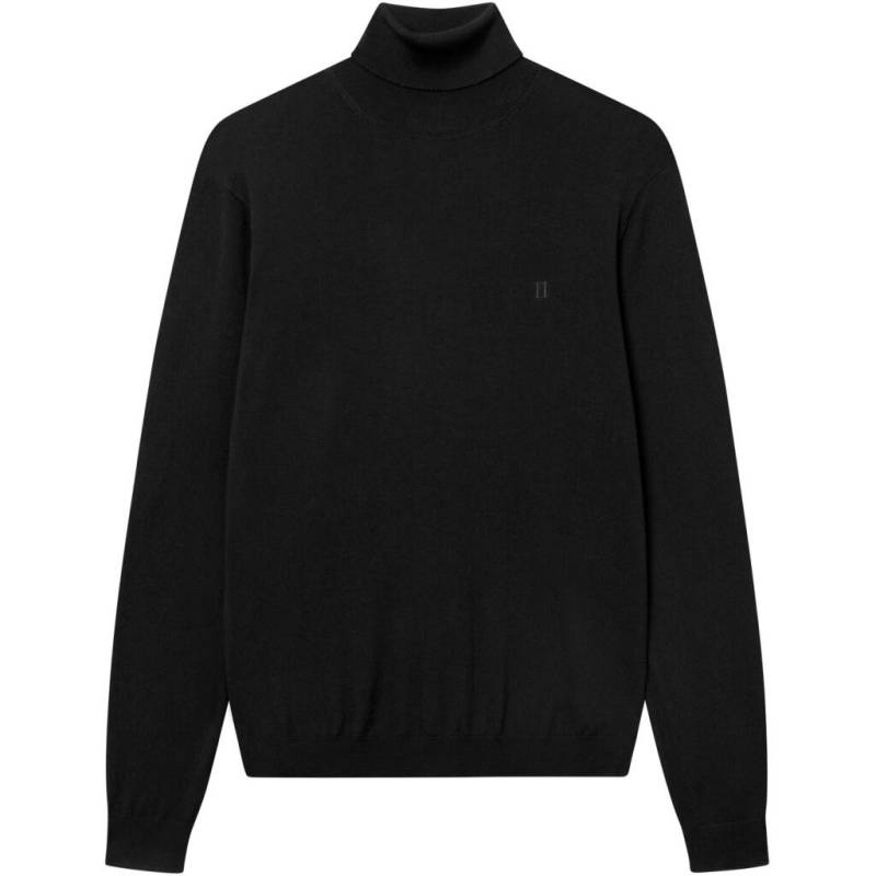 les deux - Rollkragenpullover aus Merinostrick - Greyson schwarz - Gr. - L von les deux