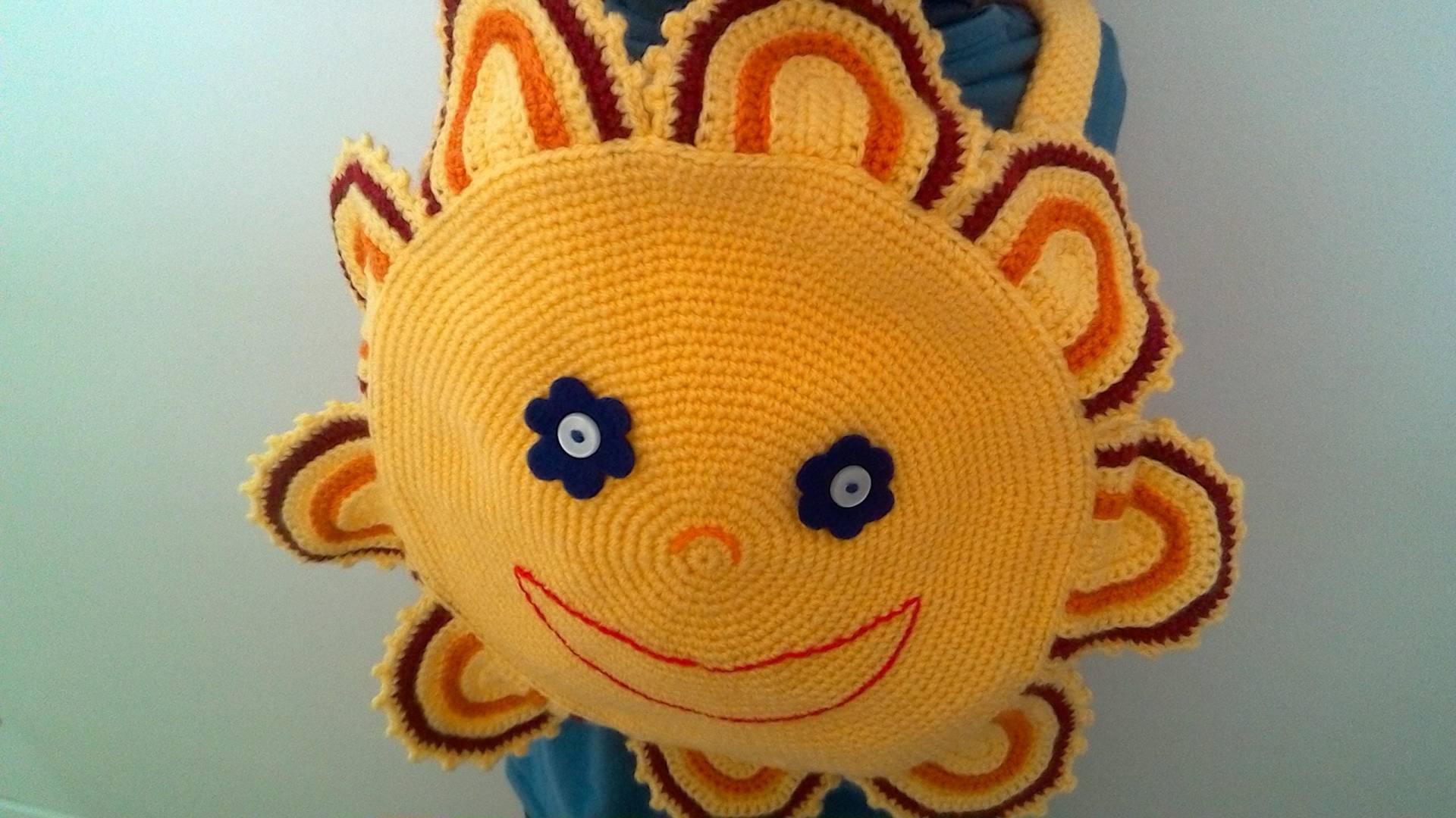 Gehäkelter Blumenrucksack von lesPuppetsaFifine