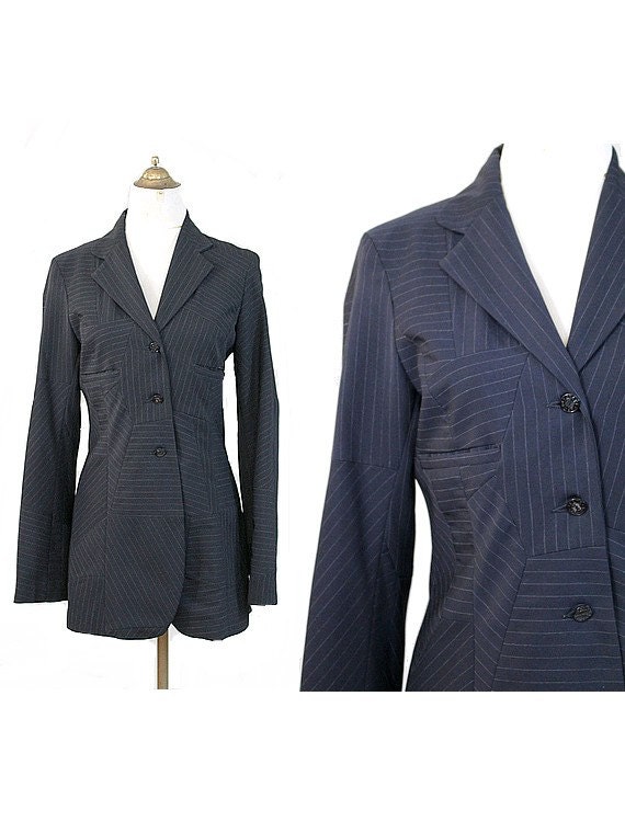 90Er Jahre Blazer Kenzo Gestreift 90Er Jahre Blazer Kenzo Gestreift von lesclodettes