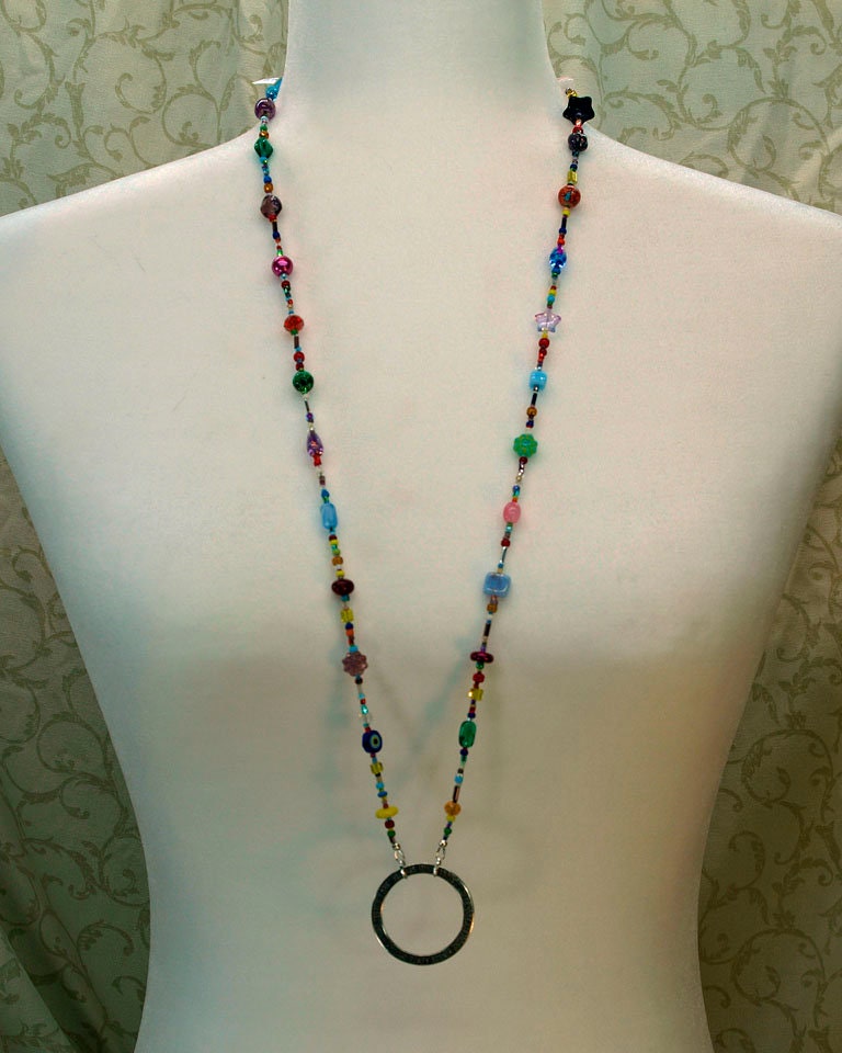 Glasmenagerie - Modell 110 Lanyard Ausweishalter Halskette von leslieslanyards