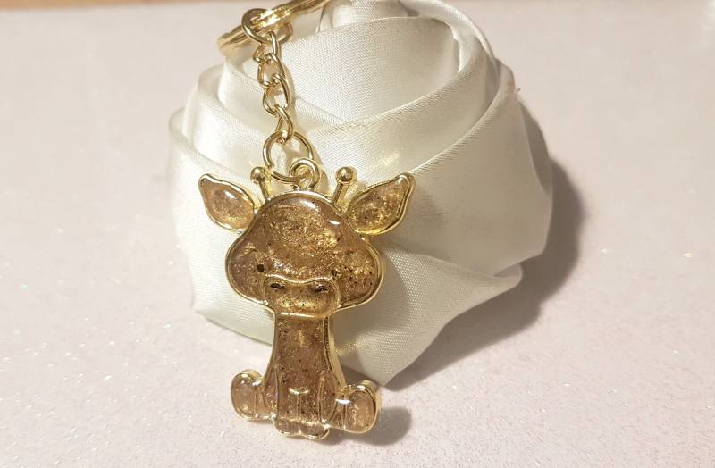 Kleine Goldene Keyring Giraffe Kleine Goldene Keyring Giraffe von lesperlesdelaurizon