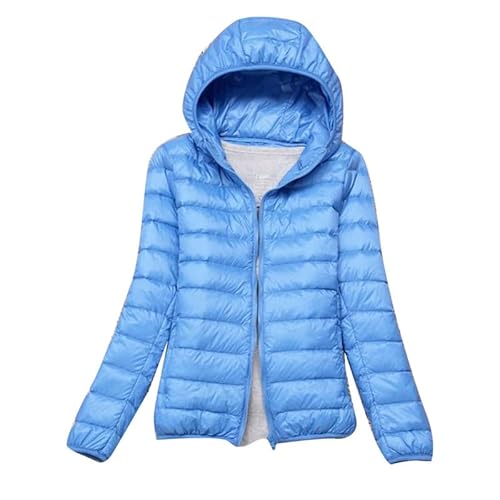 letaofang Leichte Damen mit Kapuze Daunenjacken Leichte Daunenjacke gefüttert Winter Damen Leichte Winterjacken Mantel Daunenjacke Ultraleicht Schwere gepolsterte Jacken Jacken Jacke, blau, XXL letaofang Leichte Damen mit Kapuze Daunenjacken Leichte Daunenjacke gefüttert Winter Damen Leichte Winterjacken Mantel Daunenjacke Ultraleicht Schwere gepolsterte Jacken Jacken Jacke, blau, XXL von letaofang