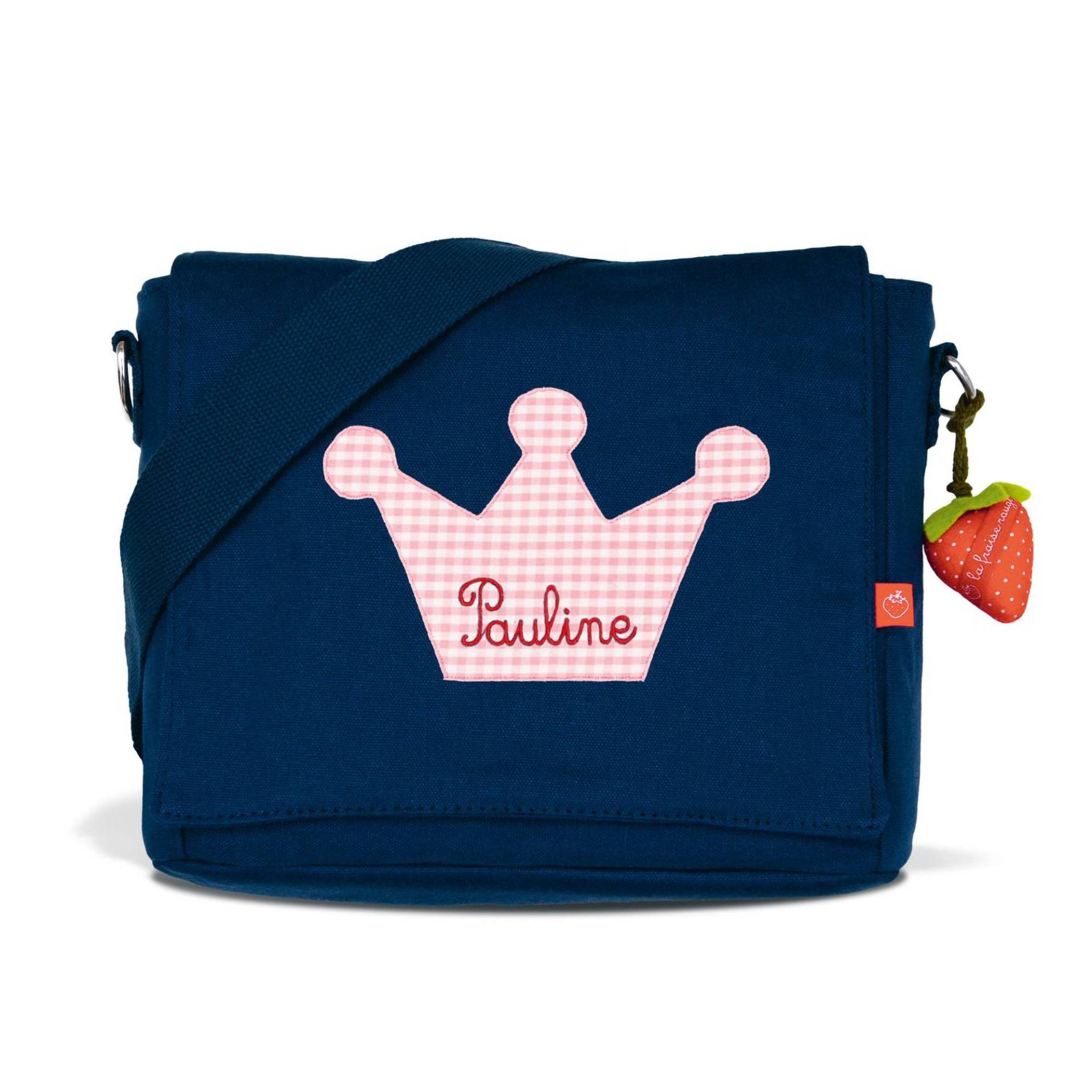 Kindergartentasche Mit Namen Krone Prinzessin, Canvas Tasche, Kindertasche, Kiga Geschenk Rucksack, Kinderrucksack Mädchen von lfrMaterialshop