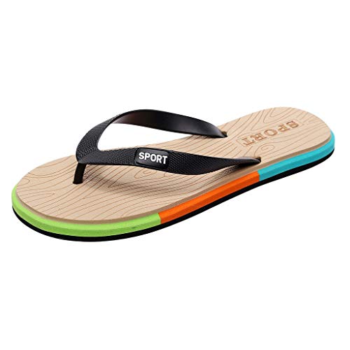 Flip Flops Herren Slippers Men's Summer Zehentrenner Herren Badeschuhe Flip Flop 42 Jungen Beach Sandals Badeschlappen Herren Duschschuhe Herren Rutschfest Lustige Flip Flops von liaddkv