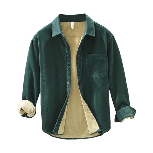 Hemd Herren Langarm Hemdjacke Herren Fleece Thermohemd Elegant Cord Hemd Weich und Warm Gefüttert Winterjacke Einfarbig Casual Freizeithemd Slim Fit Shirt Langarm Oberteil Hemd Herren Langarm Hemdjacke Herren Fleece Thermohemd Elegant Cord Hemd Weich und Warm Gefüttert Winterjacke Einfarbig Casual Freizeithemd Slim Fit Shirt Langarm Oberteil von liaddkv