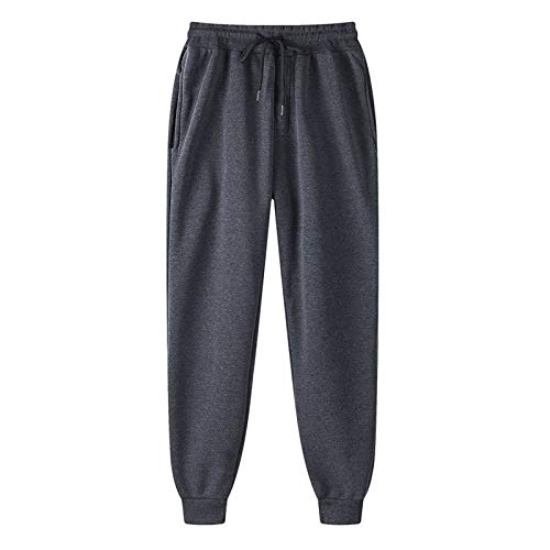 Sporthose Herren Lang Weites Bein, Jogginghose Baumwolle Locker Freizeithose Hippie Hose Winter Thermohose Warme Winterhose Isolierte Schneehose Atmungsaktiv Trainingshose Radfahren Sweathose, XXL von liaddkv