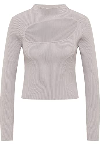 libbi Damen Strickpullover 13730071, Grau, XS/S von LIBBI