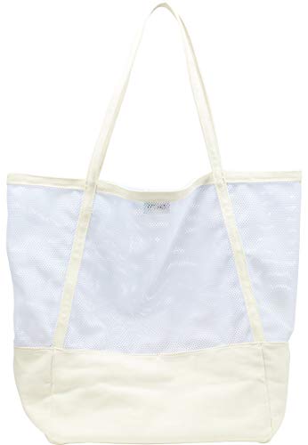 libbi Women's Shopper, White von libbi