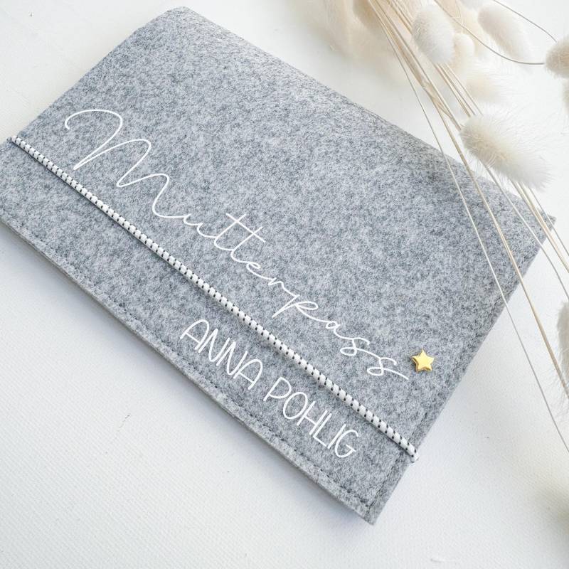 Personalisierte Mutterpasshülle Aus Filz, Hülle Für Mutterpass von liebelandia