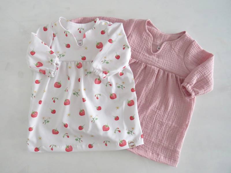 Musselinkleid Mädchen von liebenswerthandmade