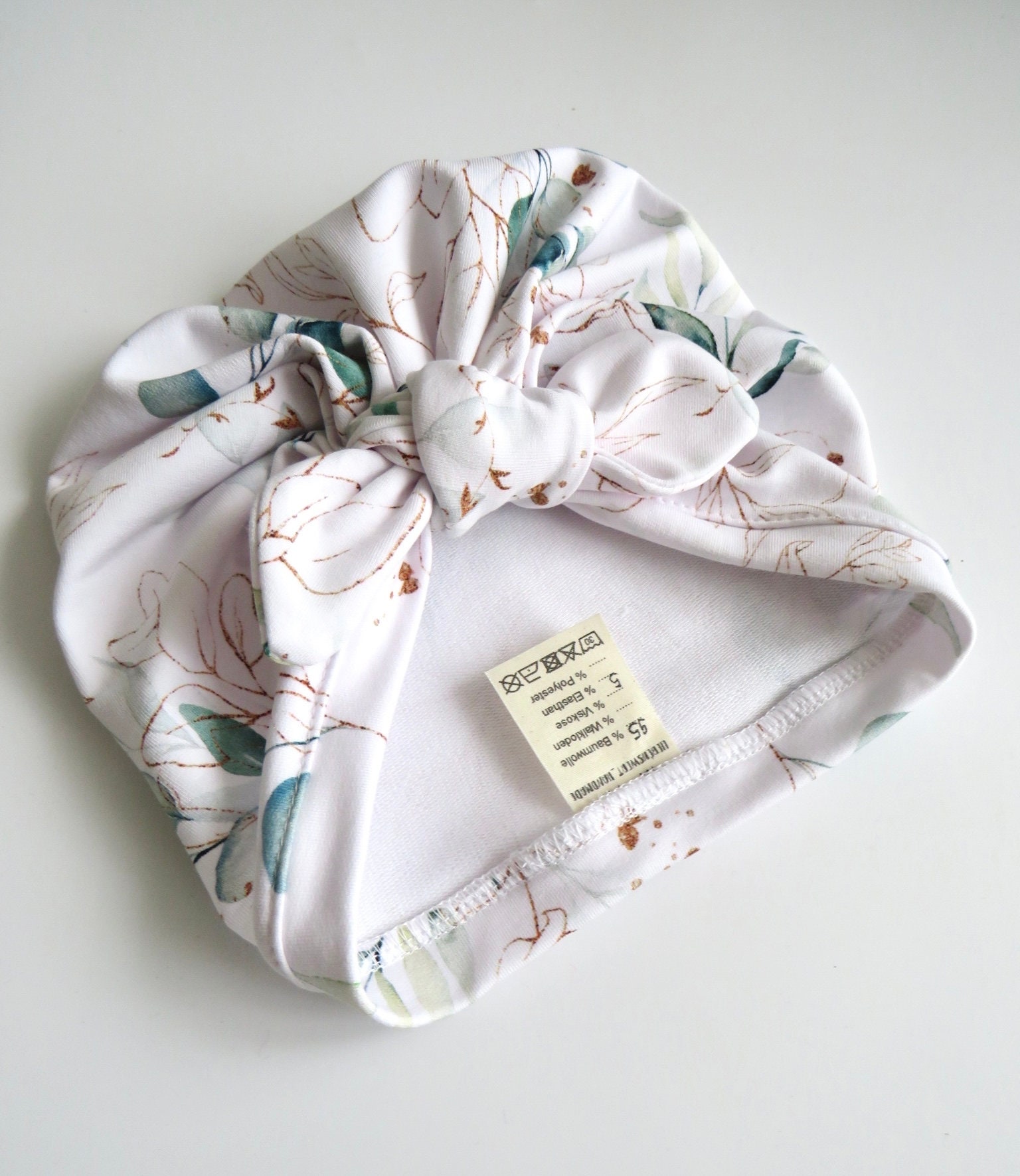 Turbanmütze Mit Schleife Turbanmütze Mit Schleife von liebenswerthandmade