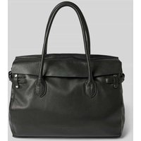 LIEBESKIND BERLIN Handtasche aus Leder mit Label-Detail Modell 'GLORIA' in Black, Größe 1 von liebeskind berlin
