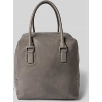 LIEBESKIND BERLIN Handtasche aus Leder mit Label-Detail Modell 'KAYLA' in Anthrazit, Größe 1 von liebeskind berlin
