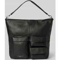 LIEBESKIND BERLIN Handtasche mit Label-Print in Black, Größe 1 von liebeskind berlin
