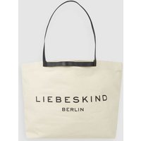 LIEBESKIND BERLIN Shopper aus Canvas Modell 'Aurora' in Sand, Größe One Size von liebeskind berlin