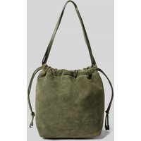 LIEBESKIND BERLIN Shoulder Bag aus echtem Verloursleder Modell 'Lya' in Khaki, Größe 1 von liebeskind berlin