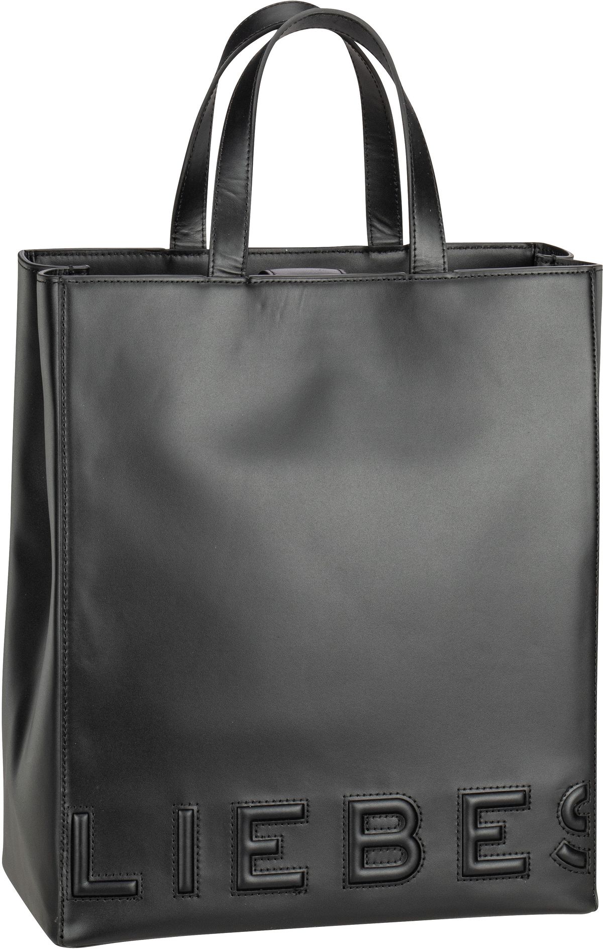 Liebeskind Berlin Paper Bag Logo M  in Schwarz (15.3 Liter), Handtasche von liebeskind berlin