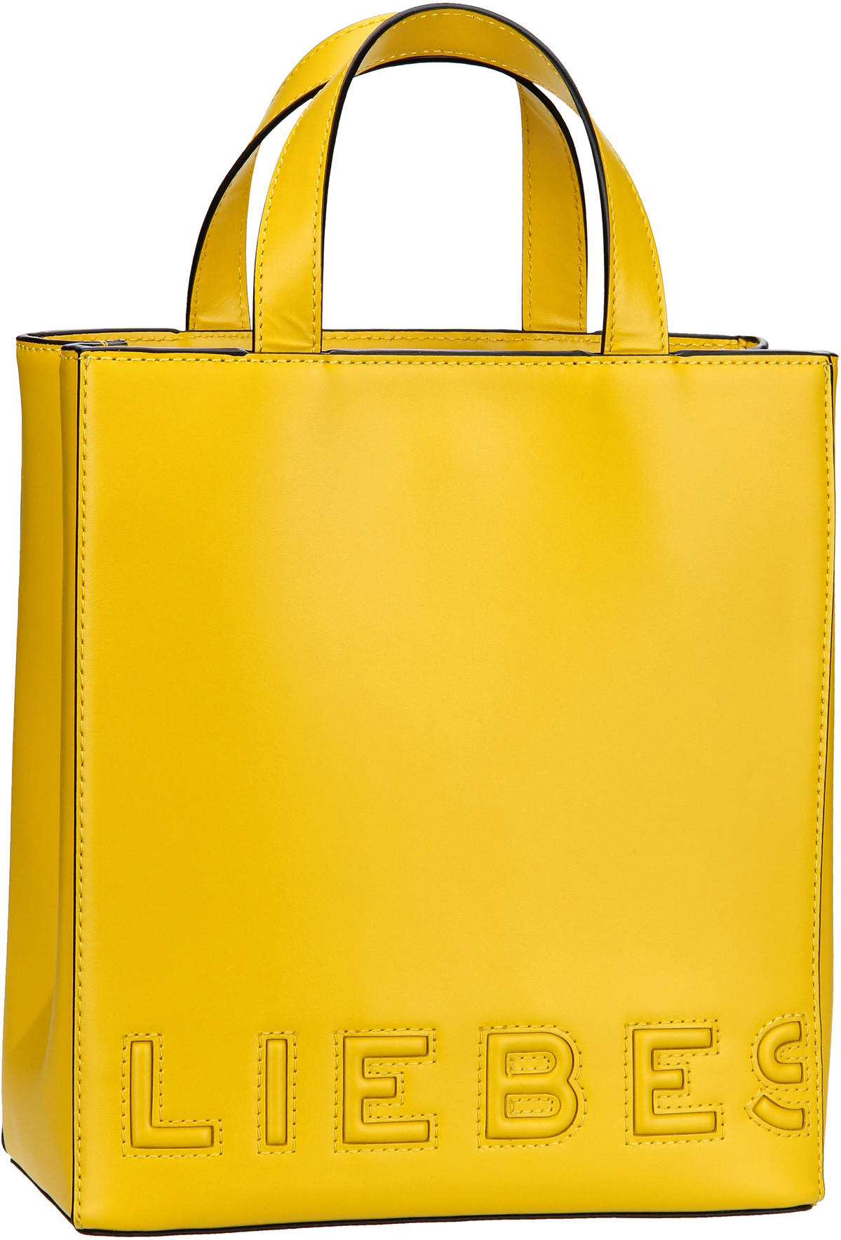 Liebeskind Berlin Paper Bag Logo S  in Gelb (6.6 Liter), Handtasche von liebeskind berlin