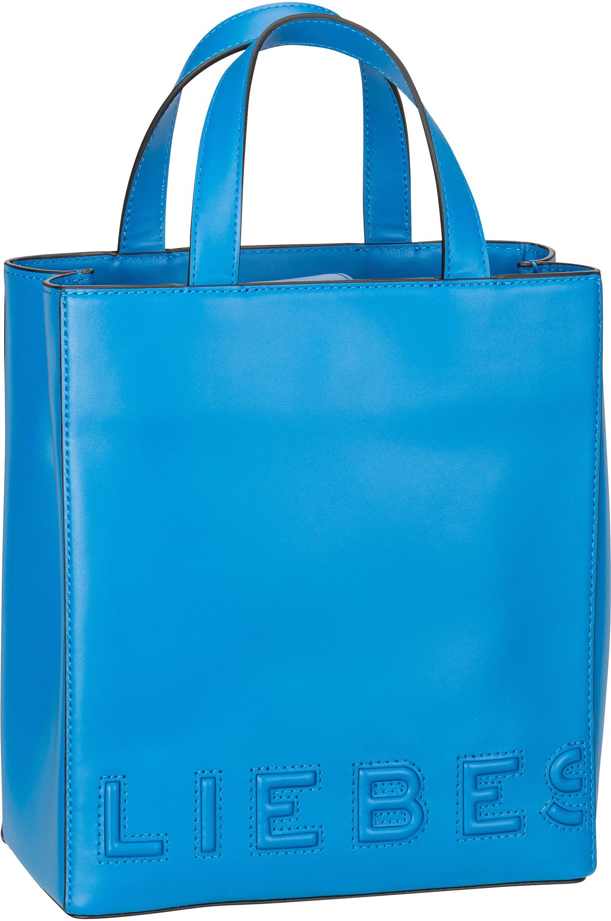 Liebeskind Berlin Paper Bag Logo S  in Blau (6.6 Liter), Handtasche von liebeskind berlin