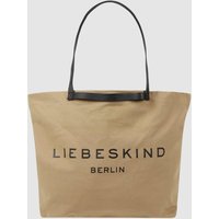 LIEBESKIND BERLIN Shopper aus Canvas Modell 'Aurora' in Taupe, Größe One Size von liebeskind berlin