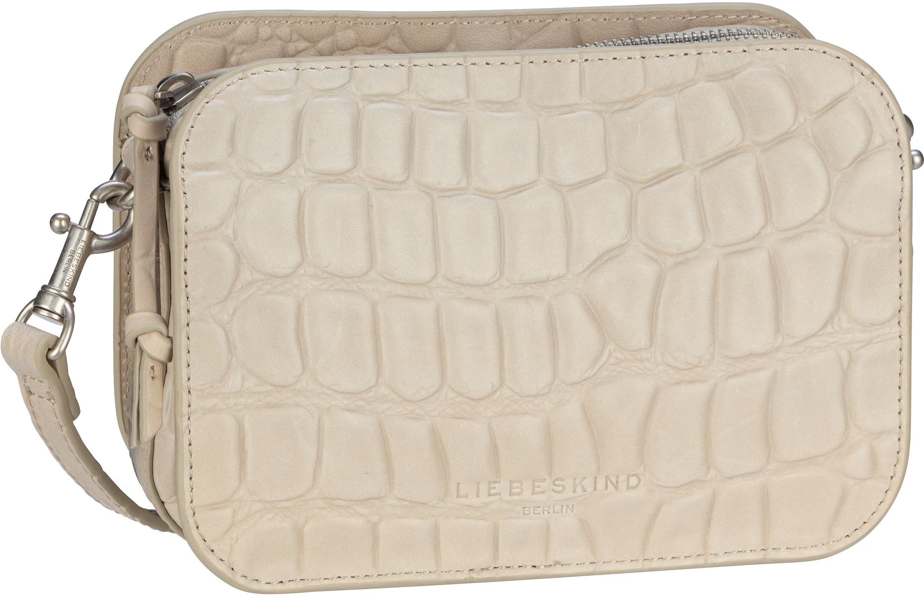 Liebeskind Berlin Luka 20 Croco  in Beige (2.2 Liter), Umhängetasche von liebeskind berlin