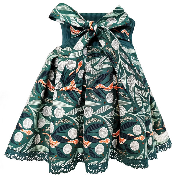liebewicht Faltenrock Rock bunt gemustert für Mädchen aus Biobaumwolle von liebewicht