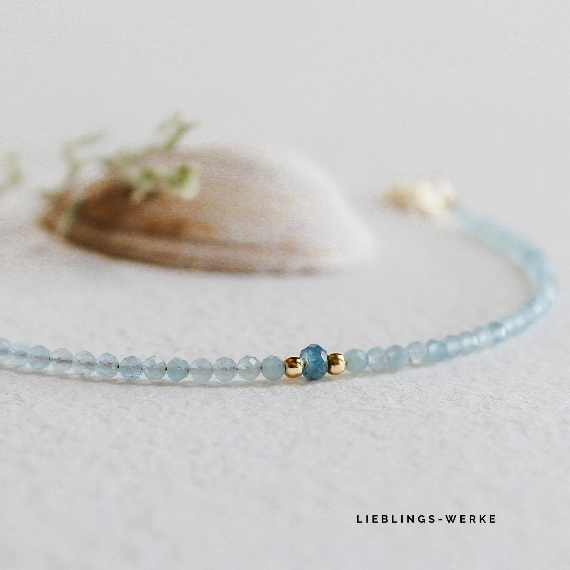 Zierliches Aquamarin Armband Sterlingsilber Vergoldet/Edelsteinarmband /Moos /Filigraner Schmuck Zierliches Aquamarin Armband Sterlingsilber Vergoldet/Edelsteinarmband /Moos /Filigraner Schmuck von lieblingswerkeshop