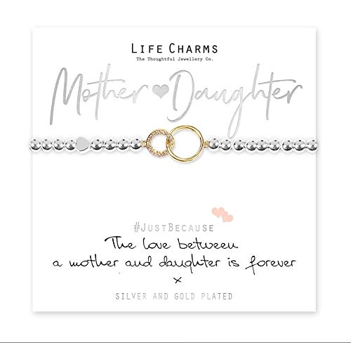 Life Charms Armband The Love Between A Mother And Daughter Is Forever von Life Charms