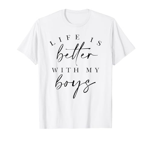 Das Leben ist besser mit meinen Jungs T-Shirt von life is better with my boys sweatshirt