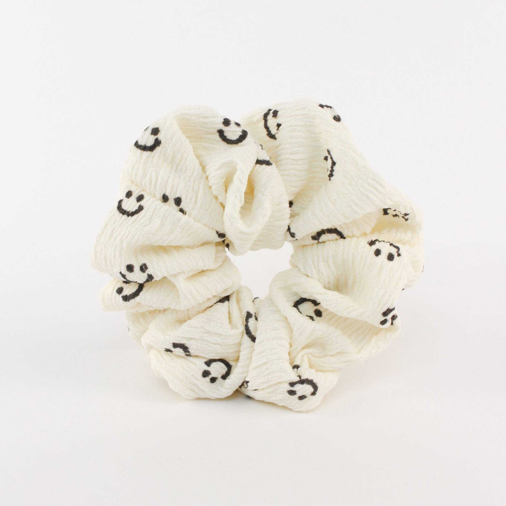Scrunchie "Big Smiley', Haargummi, Smileys Scrunchie "Big Smiley', Haargummi, Smileys von lifeoflone