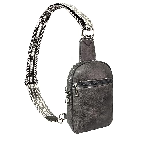 lifwimner Bauchtasche Damen Umhängetasche Klein Damen Kunstleder Crossbody Bag Sling Bag Stylisch Schultertasche für Frauen von lifwimner