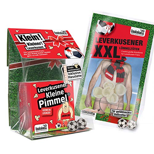 Leverkusen Boxershorts ist jetzt KLEINE PIMMEL Set 1: KLEINE Schadenfreude by Ligakakao.de schwarz-rot männer Shorts Unterhosen von Ligakakao