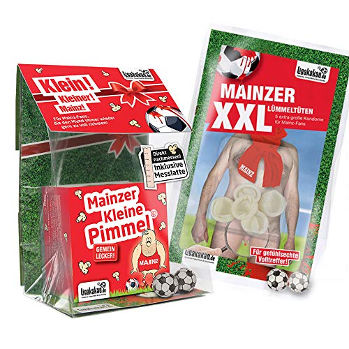 Ligakakao Mainz Boxershorts ist jetzt KLEINE PIMMEL Set 1: KLEINE Schadenfreude by rot-weiß männer Shorts Unterhosen von Ligakakao