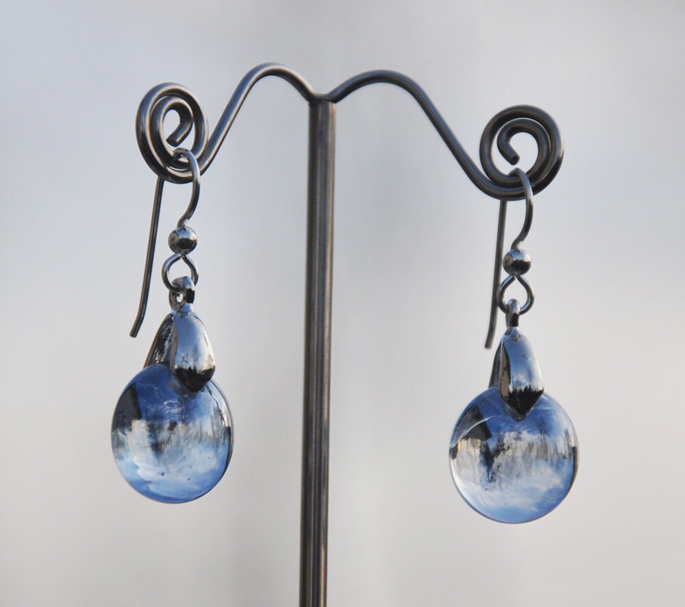 Durchsichtig Blaue Ohrhänger von lightcurves